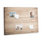 Smeigtukų lenta Medinė tekstūra, 100x70 cm kaina ir informacija | Kanceliarinės prekės | pigu.lt