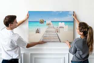 Smeigtukų lenta Atogrąžų sala, 100x70 cm kaina ir informacija | Kanceliarinės prekės | pigu.lt
