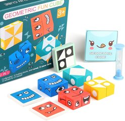 Stalo žaidimas Geometric Fun Cube Gezimetie kaina ir informacija | Stalo žaidimai, galvosūkiai | pigu.lt