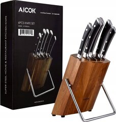 Aicok peilių rinkinys, 6 vnt. цена и информация | Ножи и аксессуары для них | pigu.lt