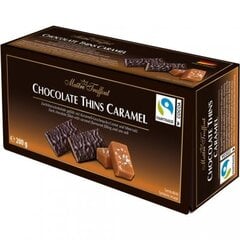 Шоколад Maitre Truffout Chocolate Thins Caramel, 200 г цена и информация | Maitre Truffout Бакалея | pigu.lt