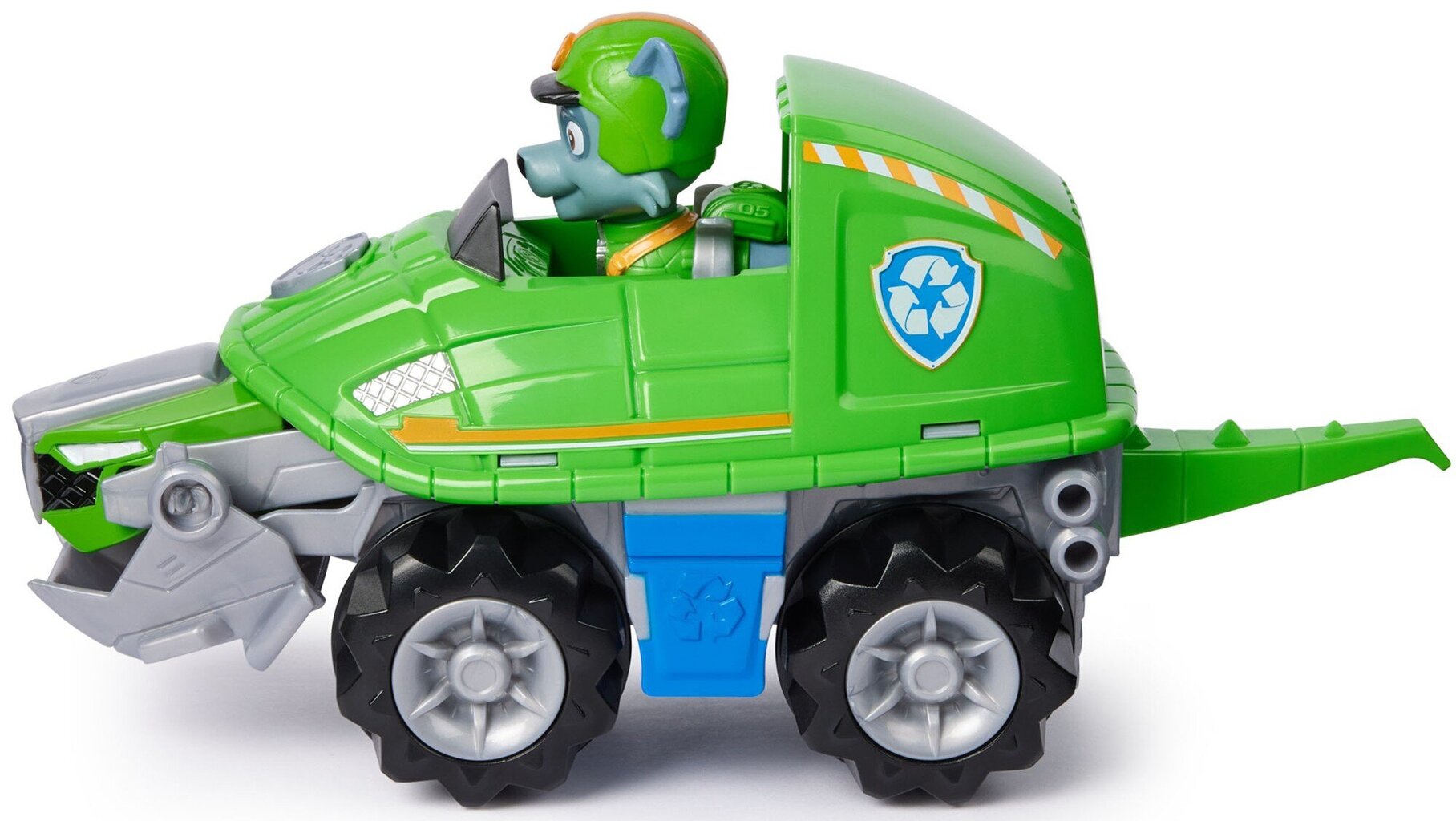 Žaislinis automobilis Paw Patrol Jungle Pups su figūrėle Rocky kaina ir informacija | Žaislai berniukams | pigu.lt