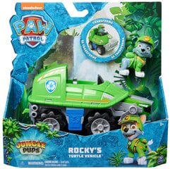 Žaislinis automobilis Paw Patrol Jungle Pups su figūrėle Rocky kaina ir informacija | Žaislai berniukams | pigu.lt