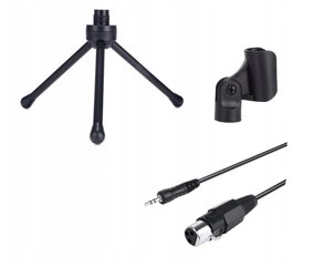 Aukey kondensatorinis mikrofonas su trikoju цена и информация | Микрофоны | pigu.lt
