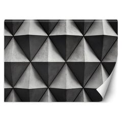 Fototapetai, Geometriniai trikampiai 3D цена и информация | Фотообои с инструментом и клеем - Бежевые листья эвкалипта, 400x280 см | pigu.lt