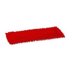 Mop mikropluošto grindų šluostė su kutais, 40 cm, raudona kaina ir informacija | Valymo reikmenys ir priedai | pigu.lt