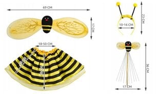 Костюм пчелы для дквочек цена и информация | Карнавальные костюмы | pigu.lt