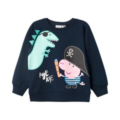 Bluzonas vaikams Name It Peppapig sweat 323178, mėlynas цена и информация | Свитеры, жилетки, пиджаки для девочек | pigu.lt