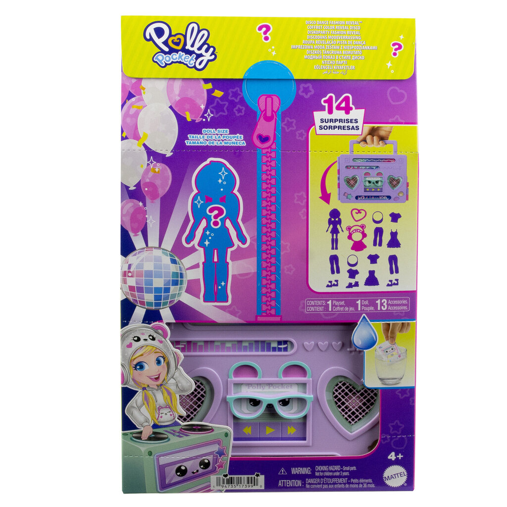 Lėlytė su siurprizais Polly Pocket Disco Dance kaina ir informacija | Žaislai mergaitėms | pigu.lt