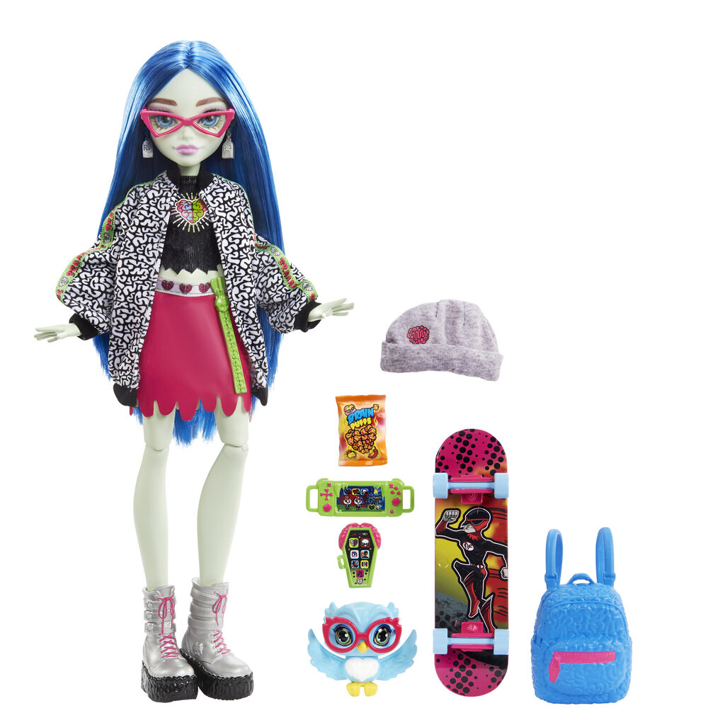 Lėlė su priedais Monster High Ghoulia Yelps цена и информация | Žaislai mergaitėms | pigu.lt