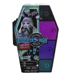 Lėlė su siurprizais Monster High Skulltimates Neon Frights Twyla kaina ir informacija | Monster High Vaikams ir kūdikiams | pigu.lt