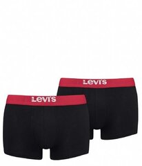 Levis trumpikės vyrams 85350, juodos, 2 vnt цена и информация | Трусы | pigu.lt