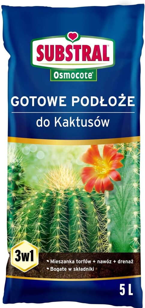 Kaktusų Gruntas 5 l kaina ir informacija | Gruntas, žemė, durpės, kompostas | pigu.lt