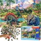 Dėlionė dinozaurai prie ugnikalnių Castorland, 120 d. kaina ir informacija | Dėlionės (puzzle) | pigu.lt