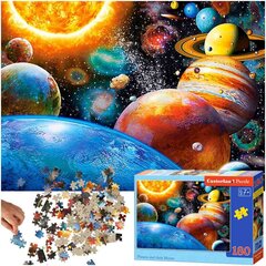 Dėlionė planetos ir jų mėnuliai Castorland, 180 d. kaina ir informacija | Dėlionės (puzzle) | pigu.lt