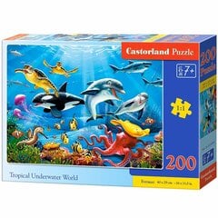 Пазл "Тропический подводный мир" Castorland, 200 деталей цена и информация | Пазлы | pigu.lt