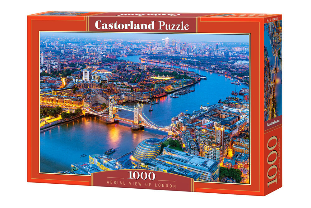 Dėlionė Londono vaizdas iš oro Castorland, 1000 d. kaina ir informacija | Dėlionės (puzzle) | pigu.lt