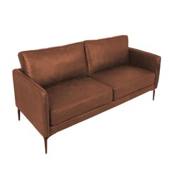 Sofa Home4you Sofia, 175x83x82 cm, ruda kaina ir informacija | Sofos | pigu.lt