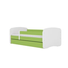 Зеленая кровать babydreams без ящика, с матрасом 140/70 цена и информация | Детские кровати | pigu.lt