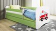Vaikiška lova su stalčiumi be čiužinio Kocot Kids BabyDreams, žalia kaina ir informacija | Vaikiškos lovos | pigu.lt