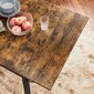 Sulankstomas virtuvės stalas Loft, rudas kaina ir informacija | Virtuvės ir valgomojo stalai, staliukai | pigu.lt