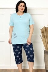Женская пижама с шортами Cardy, синяя цена и информация | Женские пижамы, ночнушки | pigu.lt