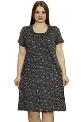 Серые ночные сорочки с короткими рукавами P1006-52/54 цена и информация | Женские пижамы, ночнушки | pigu.lt