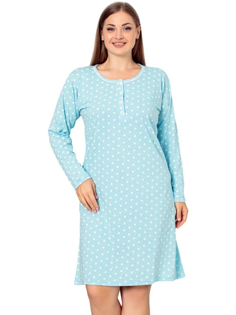 Naktiniai moterims P1113-ZY-52/54, mėlyni цена и информация | Naktiniai, pižamos moterims | pigu.lt