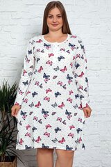 Красивые ночные сорочки женские с бабочками P1050-48/50 цена и информация | Женские пижамы, ночнушки | pigu.lt