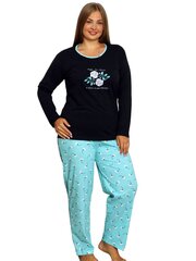 Женская хлопковая пижама с аппликацией P1108-TM-48/50 цена и информация | Женские пижамы, ночнушки | pigu.lt