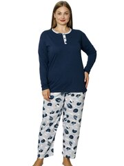 Женская пижама с шортами Cardy, синяя цена и информация | Женские пижамы, ночнушки | pigu.lt