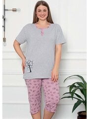 Серая женская пижама-двойка P1071-PI-48/50 цена и информация | Женские пижамы, ночнушки | pigu.lt
