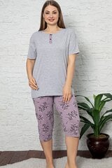 Женская короткая хлопковая пижама P1061-PI-48/50 цена и информация | Женские пижамы, ночнушки | pigu.lt