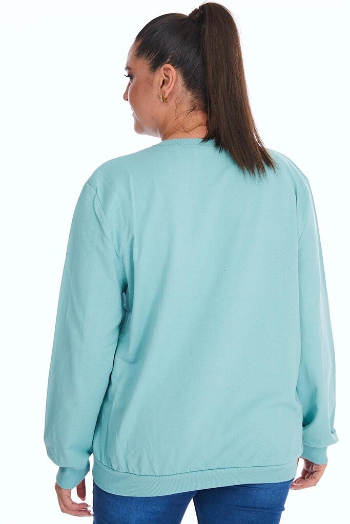 Džemperis moterims R110, mėlynas цена и информация | Džemperiai moterims | pigu.lt