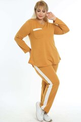 Laisvalaikio kostiumėlis moterims B3060, geltonas kaina ir informacija | Kostiumėliai moterims | pigu.lt