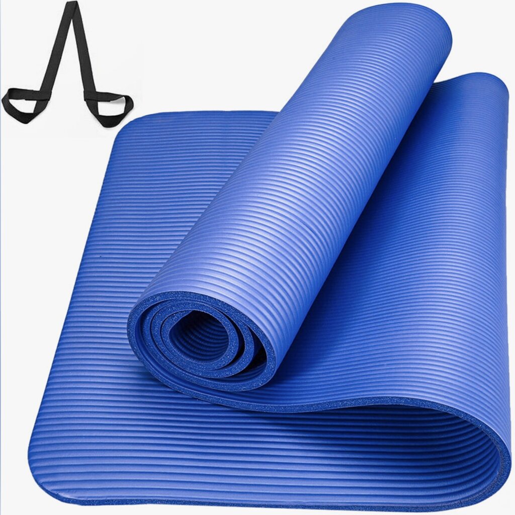 Gimnastikos kilimėlis jogai Winder Sport, 183x60x1cm, mėlynas kaina ir informacija | Kilimėliai sportui | pigu.lt