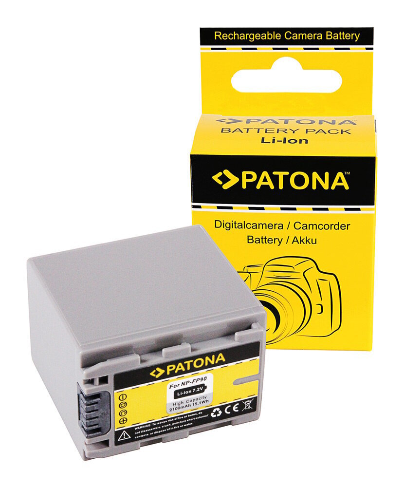 Patona NP-FP90 kaina ir informacija | Akumuliatoriai vaizdo kameroms | pigu.lt