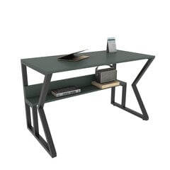 Стол Asir, 120х72,8х60 см, зеленый/черный цена и информация | Компьютерные, письменные столы | pigu.lt