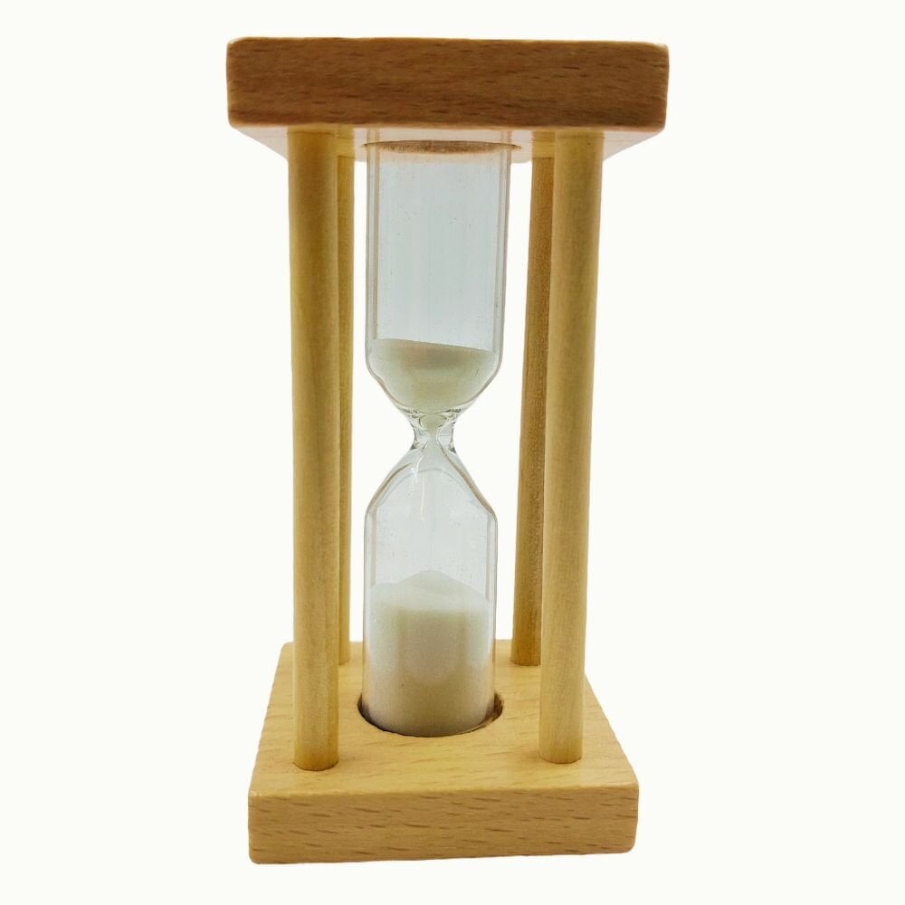 Medinis smėlio laikrodis, 5 min цена и информация | Originalūs laikrodžiai | pigu.lt