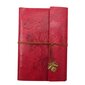 Užrašų knygelė odiniu viršeliu, raudona kaina ir informacija | Kitos originalios dovanos | pigu.lt