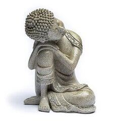 Фигурка мирного Будды, 20 см цена и информация | Детали интерьера | pigu.lt