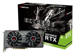 Biostar GeForce RTX 3060 Ti (VN3606TM82) kaina ir informacija | Vaizdo plokštės (GPU) | pigu.lt