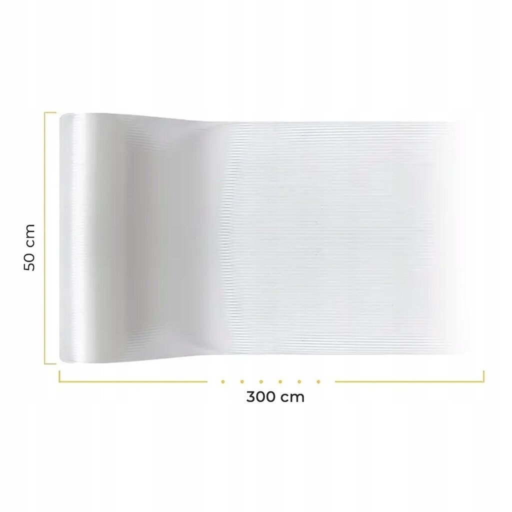Apsauginis kilimėlis stalčiams, 300x50 cm, skaidrus kaina ir informacija | Kiti priedai baldams | pigu.lt