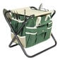 Sulankstomas sodo kėdutė su krepšiu įrankiam Bluegarden 2in1 kaina ir informacija | Sodo įrankiai | pigu.lt