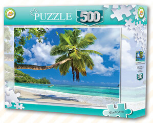 Dėlionė Seychelles Beach Javoli , 500 d. kaina ir informacija | Dėlionės (puzzle) | pigu.lt