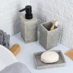 Набор Tendance из 4 аксессуаров для ванной комнаты в оттенках серого и серебра. цена и информация | Аксессуары для ванной комнаты | pigu.lt