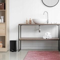 Yoka Home 2 dalių vonios reikmenų rinkinys, juodas kaina ir informacija | Vonios kambario aksesuarai | pigu.lt