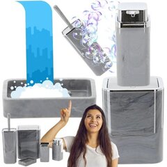 Набор аксессуаров для ванной комнаты Дозатор для мыла, мраморная мыльница, 5 элементов цена и информация | Аксессуары для ванной комнаты | pigu.lt