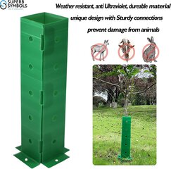 Защита ствола дерева Superb Symbols, высота 114 см, зеленая, 5 шт. цена и информация | Садовые инструменты | pigu.lt