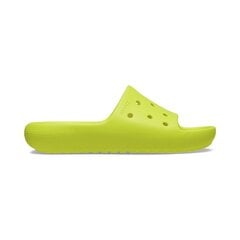 Šlepetės mergaitėms Crocs™, žalios цена и информация | Детские тапочки, домашняя обувь | pigu.lt